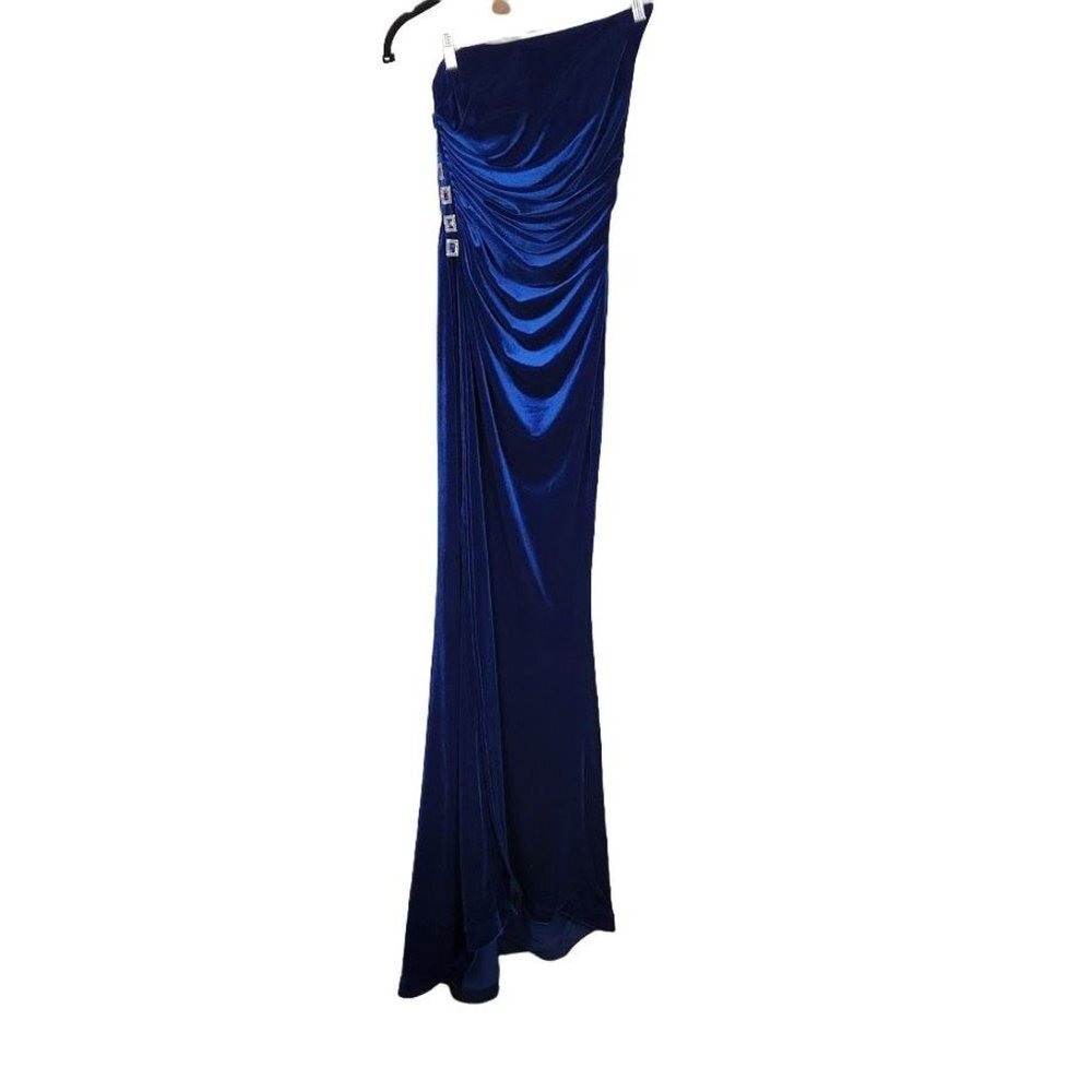 NWT‎ Dekolte Velvet Strapless Gown Size 38